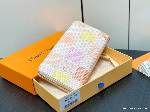 Official oldcobbler WALLET-19.5*10.5*2.5 VUITTON LOUIS cm ZIPPY 0728